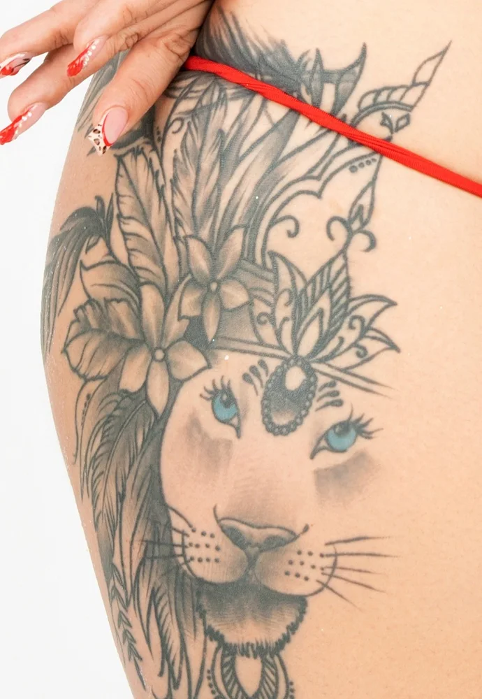 Lioness tattoo