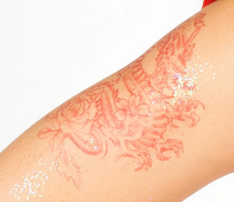 Red ink tattoo